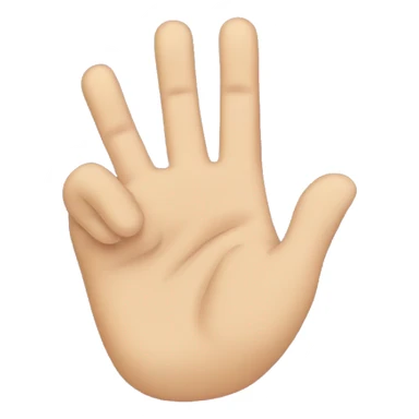 Follow me hand gesture sticker