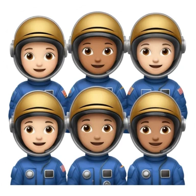 Astronaut Kids sticker