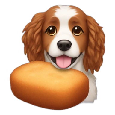 croquette for dog sticker