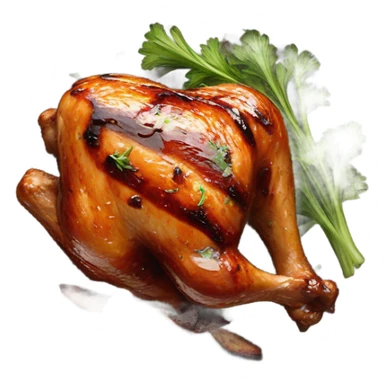 grilled bbq chicken  sticker