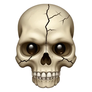 Sinirli kurukafa sticker