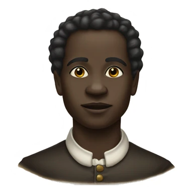 African from the 1800s in the south sticker