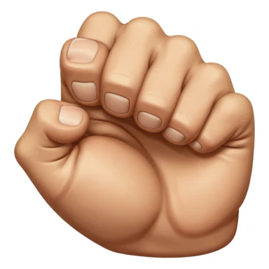 Fist shaking sticker