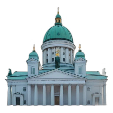 Helsinki cathedral sticker
