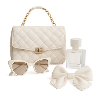 white girly object, in one pic, remove background  sticker