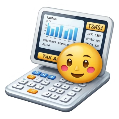 Tax AI tool for productivity sticker