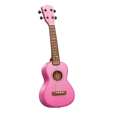 pink ukulele sticker