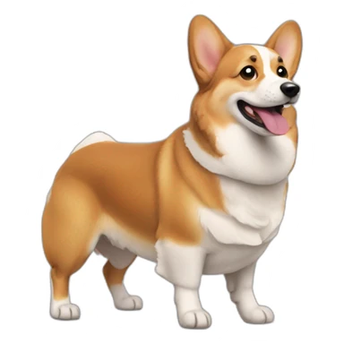 R rated corgi sticker