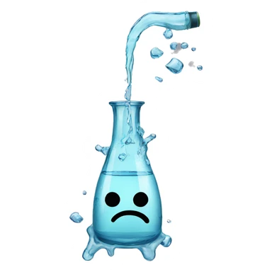 bong water spilling all over  sticker