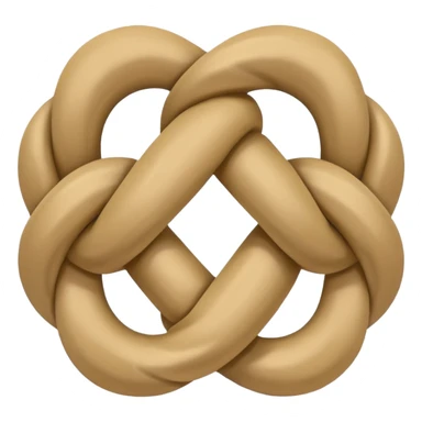 two  Rope Knot  sticker