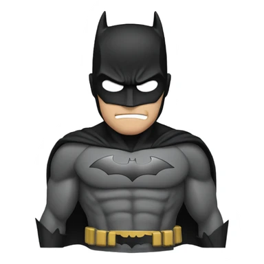 Batman grabbing his hair  sticker