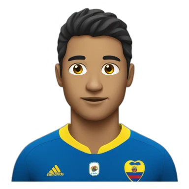 ecuador soccer player sticker