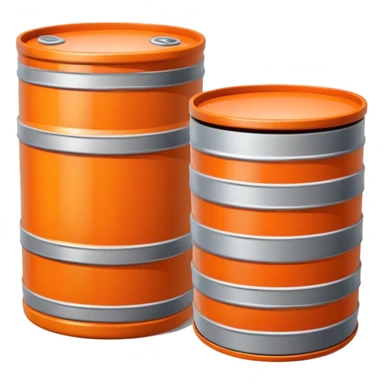 orange road construction barrel sticker