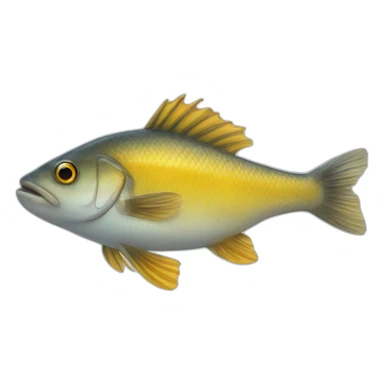 fish with realistic feet sticker