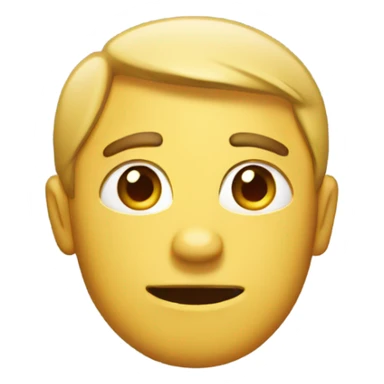 Emoji looking another way sticker