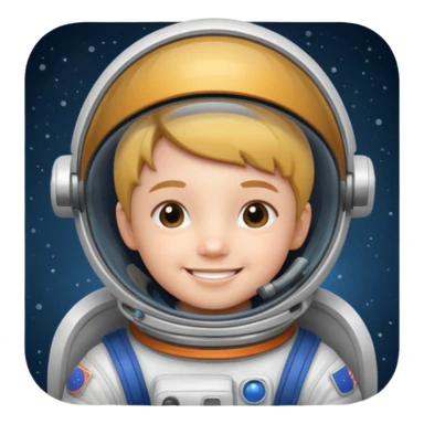 Astronaut Kids sticker
