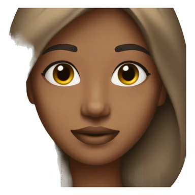 skincare brunette with light skin  sticker