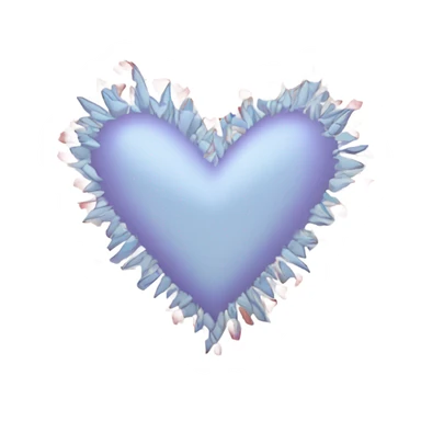 Big heart radiating smaller lighter  hearts sticker