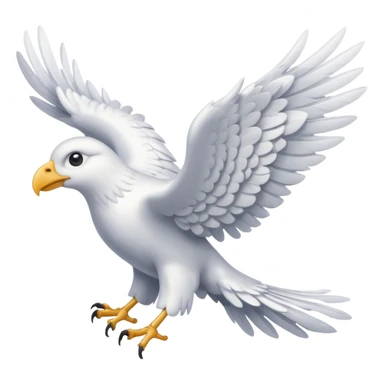 letter with wings sticker