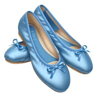 Blue ballet shoes sticker
