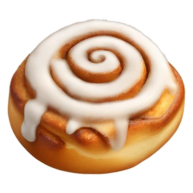 cinnamon roll with granulated sugar sticker