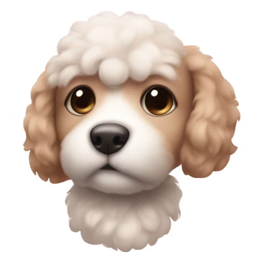 baby pink puppy  sticker