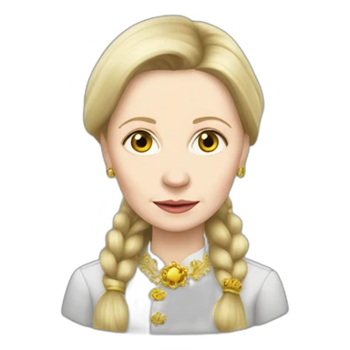 Julia Tymoshenko produces gas  sticker