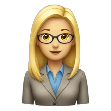 project manager girl sticker