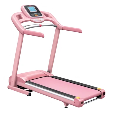 Pastel pink treadmill sticker