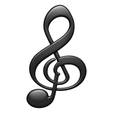 black simple music note re sticker