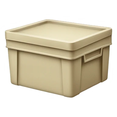 stackable plastic box euro norm sticker