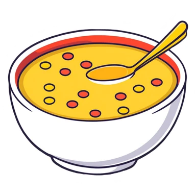 breakfast cereal bowl sticker