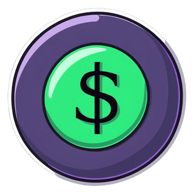 Divine Orb currency from Path of Exile 2 sticker