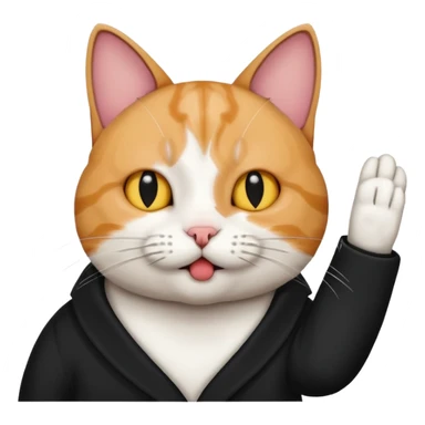 cat naughty nosepicking sticker