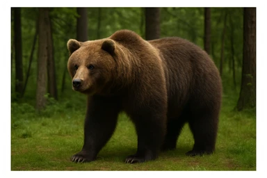 Grizzly bear sticker