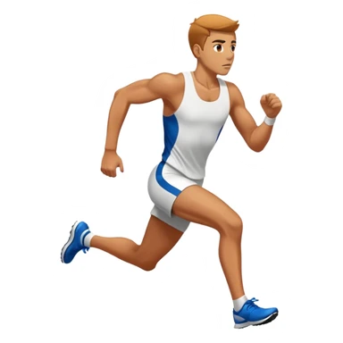 Track runner sticker