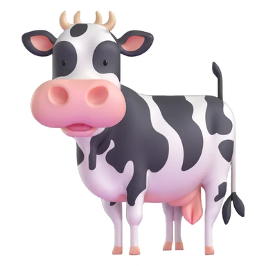 dairy cow sticker