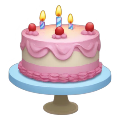 Pastel de cumpleaños sticker