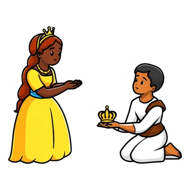 Slave begging too princess  sticker