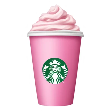 pink starbucks cup with coquette bow  sticker