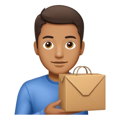 Man holding a Zyn package sticker