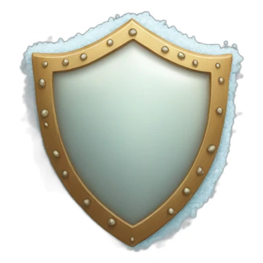shield made of sea salt sticker