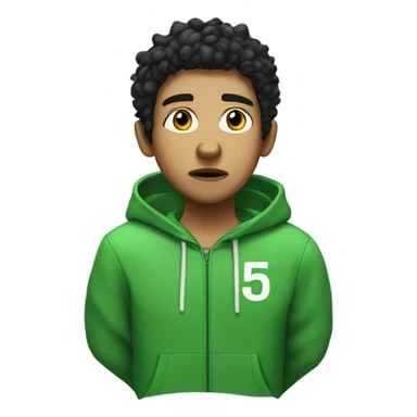 Squid games and guy number 456 sticker