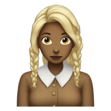 depression peau claire sticker