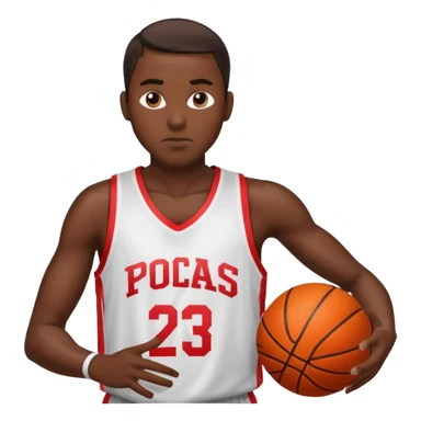 basketball player sticker