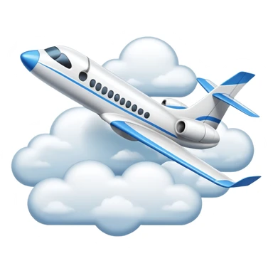 An icon featuring a remote-controlled model airplane soaring through the sky and clouds, with a detailed transmitter in the foreground. The sky is clear with motion lines showing flight. Transparent background emphasizes the precision, creativity, and joy of aeromodelling as a sport. sticker