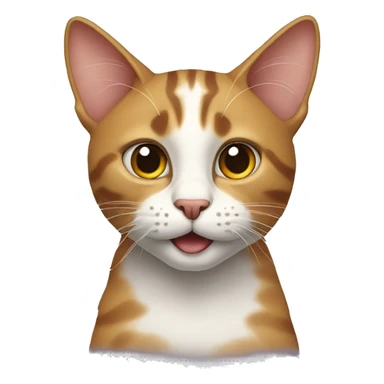 bold cat sticker