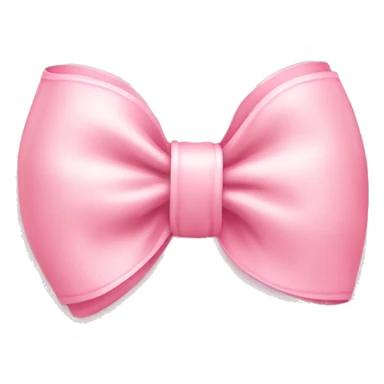 Baby pink cute bow sticker