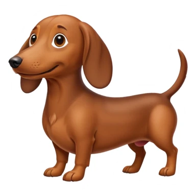 Weiner dog sticker