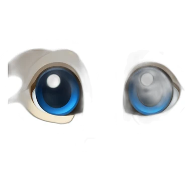 Gato gordo, de ojos azules, de pelage beige con ligeras lineas marrones y cola peludaarron oscuro navegando en un barquito sticker